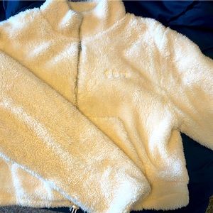 LSKD eggshell Crop sweatshirt